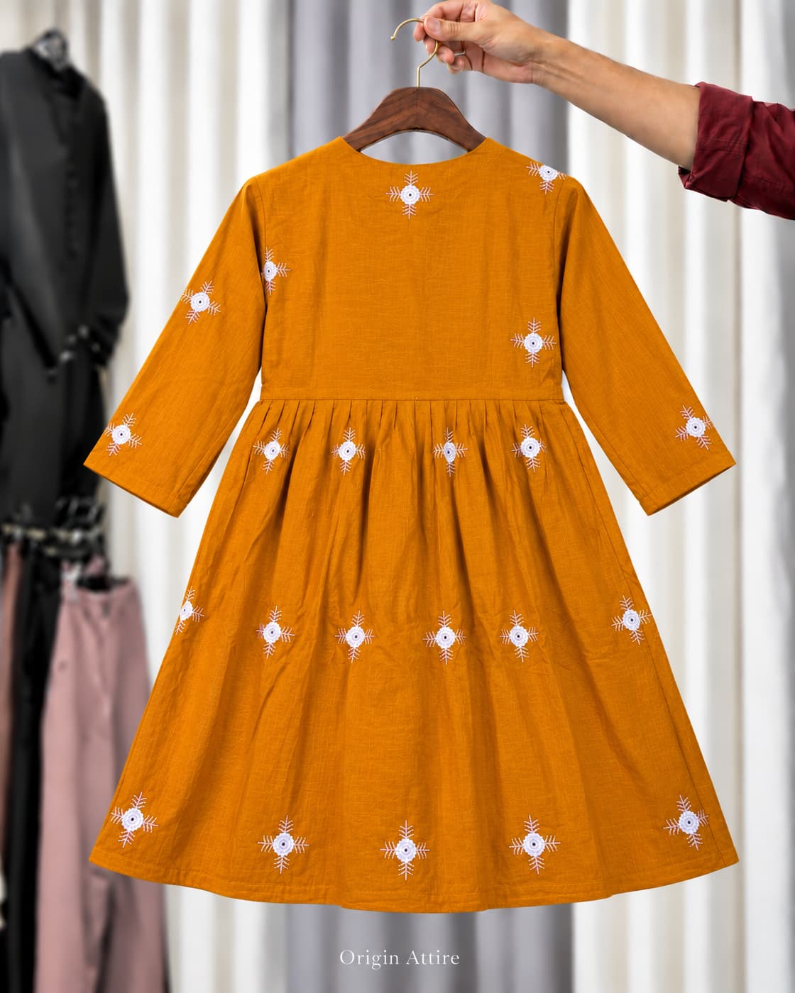 Embroidered Flared Kurti 1