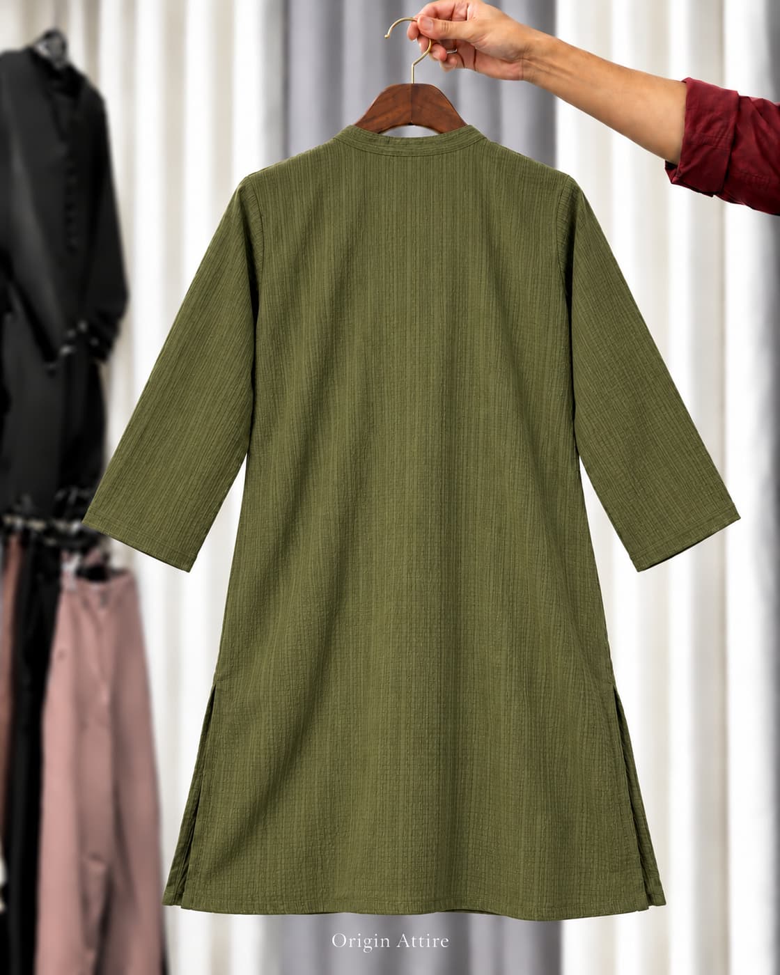 Embroidered Neck Kurti 1